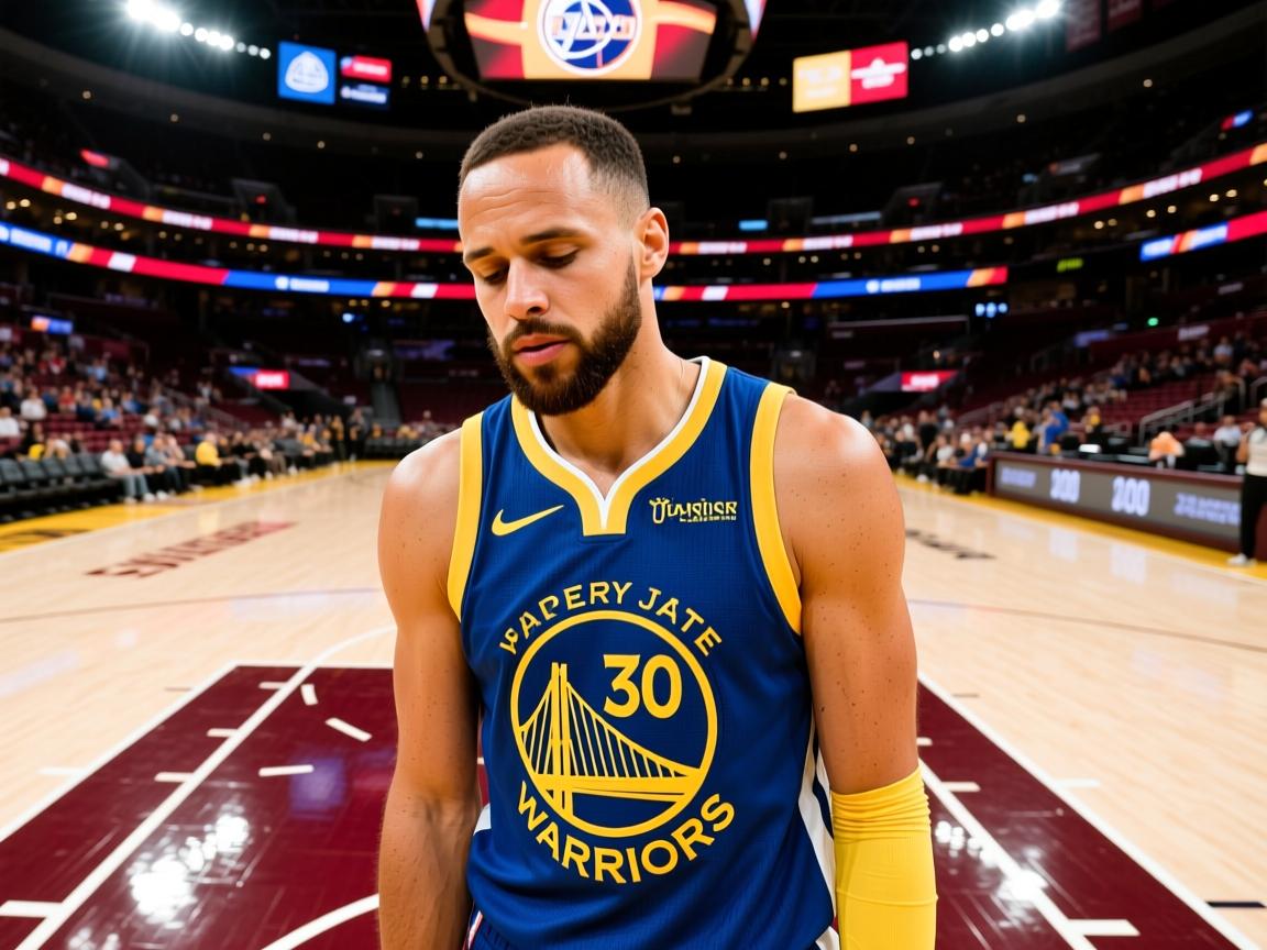 勇士客场遭爵士绝杀,库里无奈