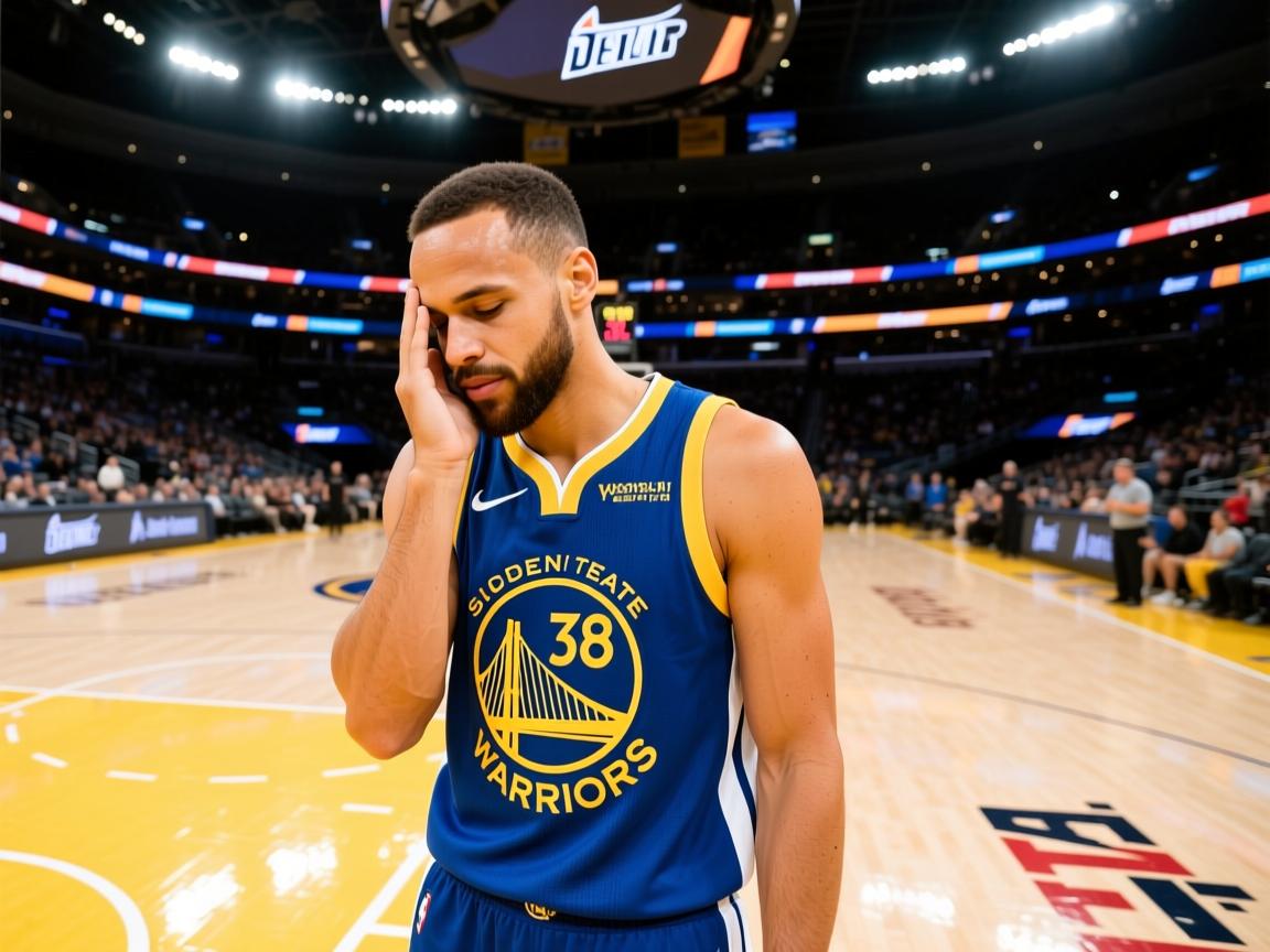 勇士客场遭爵士绝杀,库里无奈 第2张